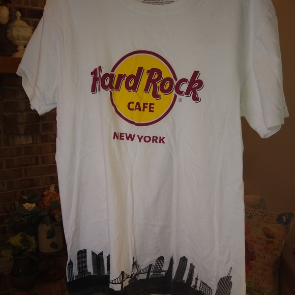 Hard Rock Cafe Other - Hard Rock Cafe White T-Shirt with Red and Yellow Logo